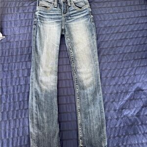 Daytrip Blue Straight-Leg Jeans with Vintage Wash